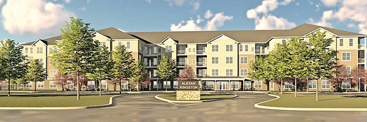 Trammell Crow Residential to begin construction of its latest Alexan community - a 282-unit multifamily residence in Kingston, MA
